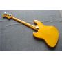 Custom Maple Fingerboard 4 Strings Electric Bass with Light Yellow Paint 