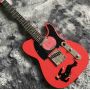 Custom Character Pattern Design Water Transfer Printing Electric Guitar in Red 
