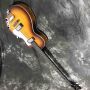 Custom Hof Violin 4 Strings Bass in Sunburst Maple Body Accept Bass Guitar Shape Logo Changes