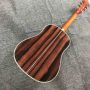 Custom Solid Coco Back Side One Pcs Wood Maple Binding Ebony Fingerboard 12 Frets AAA All Solid Wood Acoustic Guitar