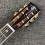 Custom Solid Coco Back Side One Pcs Wood Maple Binding Ebony Fingerboard 12 Frets AAA All Solid Wood Acoustic Guitar