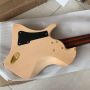 Custom 8 Strings Iban Fanned Frets Electric Guitar in Gray with Gold Hardware