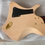 Custom 8 Strings Iban Fanned Frets Electric Guitar in Gray with Gold Hardware