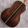 Custom Solid Cedar Top 00045M Acoustic Guitar Maple Binding Real Abalone Customized Logo Sandalwood Back and Sides