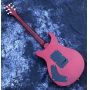 Custom Flamed Neck Mahogany Body Electric Guitar in Cherry Red