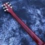 Custom Flamed Neck Mahogany Body Electric Guitar in Cherry Red