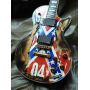 Custom Grand Electric Guitar One Piece Body Aged Relic Guitar