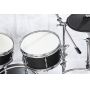 Custom Grand Electric Drum Set with Mesh Heads All Dual-Zone Pads and Cymbals with Choke, 467 Sounds, 50 Kits, Solid Racks