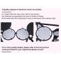 Custom Non-Contact Triggering Grand Electric Drum Set 5 Drums Cymbals