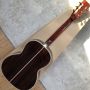 Custom 000 Series 39 Inch Acoustic Guitar Ebony Fingerboard Real Abalone Shell Inlay