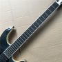 Custom Flamed Tiger Maple Top Ebony Fingerboard Neck Through Body 6 String Electric Guitar