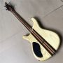 Custom Flamed Tiger Maple Top Ebony Fingerboard Neck Through Body 6 String Electric Guitar