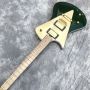 Custom MM Ama Ada Left Handed Electric Guitar in Green Grand Music Color and Shape can be Customized Upgrade Wood and Hardware 