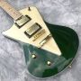 Custom MM Ama Ada Left Handed Electric Guitar in Green Grand Music Color and Shape can be Customized Upgrade Wood and Hardware 