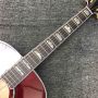 Custom J200S 43 Inch Jumbo Acoustic Guitar Flamed Maple Back Side in Sunburst Color