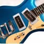 2023 High Quality MOSRITE STYLE Electric Guitar in Blue Painting with Tremolo arm