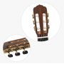 High Level Handcrafted Flamenco Classic Guitar Ebony Fingerboard Nut& Saddle Ox Bone String Scale 650MM Wood Binding