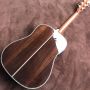 Custom 41 Inch D Solid Spruce Wood Top Sandalwood Back Side Acoustic Electric Guitar 301 EQ