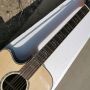  Custom Left Handed 814c Folk Acoustic Electric Guitar Natural Color