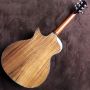 Custom GPS14 with Angle Cut Corners Real abalone Inlay KOA Wood Acoustic Guitar