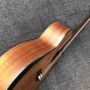 Custom 41 Inch Matte Solid KOA Top Acoustic Guitar with Abalone Ebony Fingerboard ArmRest KOA Wood Guitar
