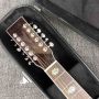 Custom 12 Strings Solid Spruce Top D Body Acoustic Guitar with Hardcase Accept Customized Logo on Headstock
