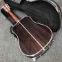 Custom 12 Strings Solid Spruce Top D Body Acoustic Guitar with Hardcase Accept Customized Logo on Headstock