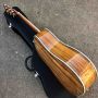 Custom Real Abalone Tree Life Inlays Round Body KOA Wood Acoustic Guitar 41 Inch Ebony Fingerboard Solid KOA Guitar