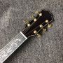 Custom Aaaa All Solid Koa Wood Top Cocobolo Back Side Acoustic Guitar with Armrest