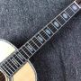 Custom 36 Inch OM Body Ebony fingerboard Abalone Binding Solid Cocobolo Back Side AAAAA SOLID Wood Acoustic Guitar