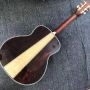 Custom 36 Inch OM Body Ebony fingerboard Abalone Binding Solid Cocobolo Back Side AAAAA SOLID Wood Acoustic Guitar