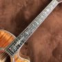 Custom 41 Inch Solid KOA Wood Top Classic Folk Acoustic Guitar Real Abalone Inlay D-Shape Electric Guitar Wood Pickguard