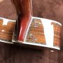 Custom 41 Inch Solid KOA Wood Top Classic Folk Acoustic Guitar Real Abalone Inlay D-Shape Electric Guitar Wood Pickguard