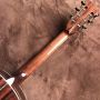 Custom J45 Body All Solid Wood Acoustic Guitar with Cocobolo Wood Back and Sides in Sunset Color Classic Headstock