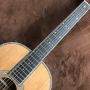 Custom Solid Cedar Top Real Abalone Classic Headstock Acoustic Guitar 00042C Model Shape