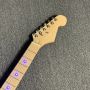 Custom LED Light Acrylic Body Electric Guitar with Maple Neck and Fretboard Chrome Hardware SSS Pickups