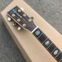 Custom Solid Cedar Top 41 Inch D Body Shape Sandalwood Back Side Acoustic Electric Guitar