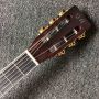 Custom 39 Inch OOO Body AAAAA All Solid Spruce Wood Mahogany Back Side Acoustic Guitar Classic Guitar Headstock 