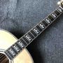 Custom AAAA All Solid Spruce Wood 43 Inch Flamed Maple Neck Solid Back Side Maple Binding KK Sound Mini Acoustic Guitar