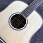 Custom AAAAA All Solid Wood Spruce 41 Inch Herringbone Binding Acoustic Guitar