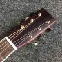 Custom AAAAA All Solid Wood Spruce 41 Inch Herringbone Binding Acoustic Guitar