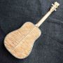 Custom 36 Inch AAAAA All Solid Wood Spruce 41 Maple Binding Back Side Acoustic Guitar
