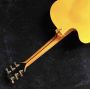 Custom Golden Jazz Electric Guitar in Yellow 