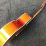 Custom Grand G-200S Acoustic Guitar with Rosewood Fretboard Flamed Maple Top in Tobacco Color