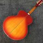 Custom Grand G-200S Acoustic Guitar with Rosewood Fretboard Flamed Maple Top in Tobacco Color