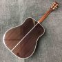 Custom Solid Cedar Top Gd45c Dreadnought Classic Acoustic Guitar with Taiwan Tuner