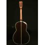 Custom Full Solid Wood Handmade Acoustic Guitar India Rosewood Real Abalone Binding