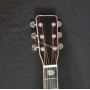 Custom AAAA All Solid Wood Round D Type Body Vintage Acoustic Dreadnought Guitar in Yellow