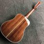 Custom 12 Strings Solid Spruce Top D45H Dreadnought Acoustic Guitar