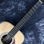 Custom Solid Sikta Spruce Top Rosewood Back Side OM Abalone Acoustic Guitar Herringbone Binding